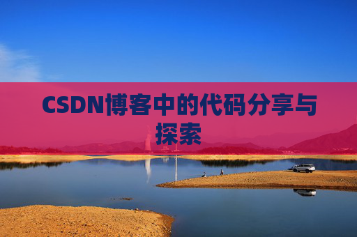 CSDN博客中的代码分享与探索